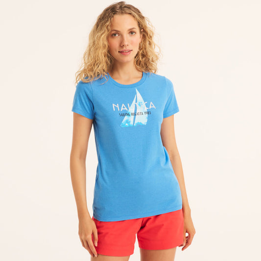 Nautica Sustainably Crafted Foil Sailing Graphic T-Shirt