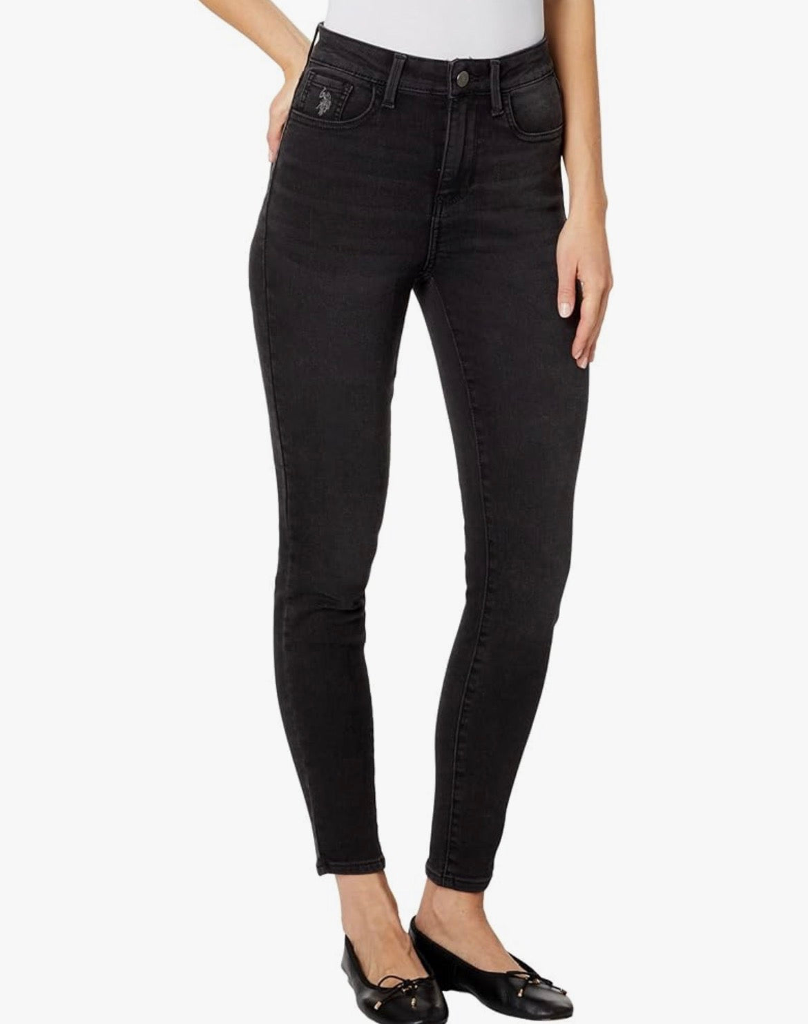 U.S. POLO ASSN Jeans Regular skinny High Rise In Black