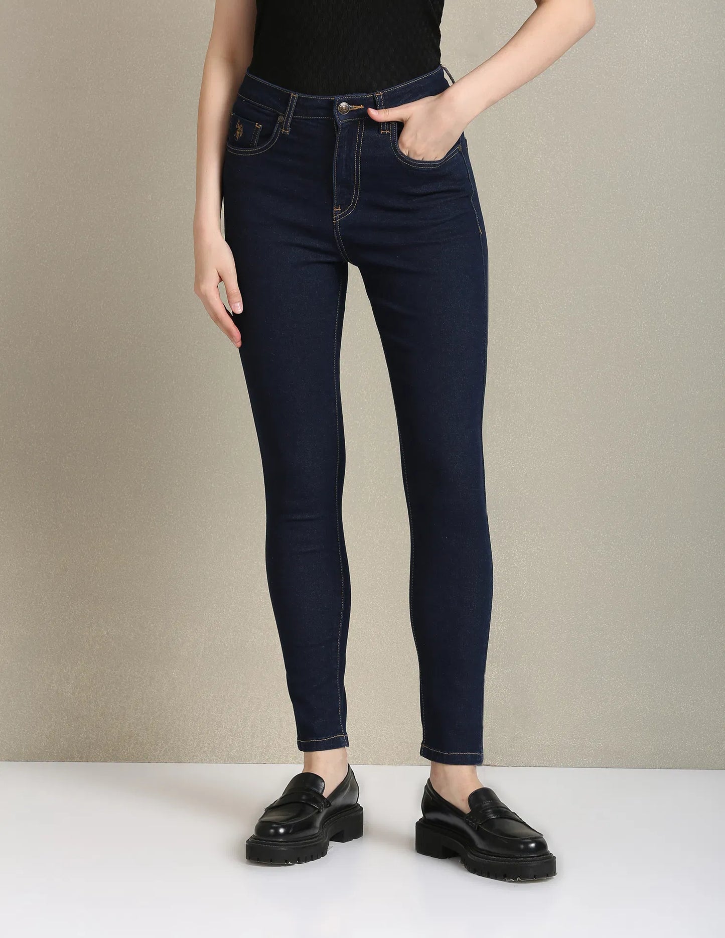 Us Polo Assn Jeans Short Skinny Mid Rise Women’s