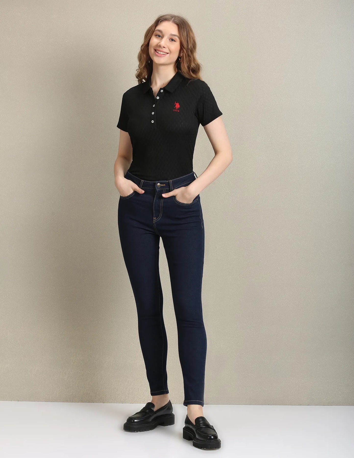 Us Polo Assn Jeans Short Skinny Mid Rise Women’s