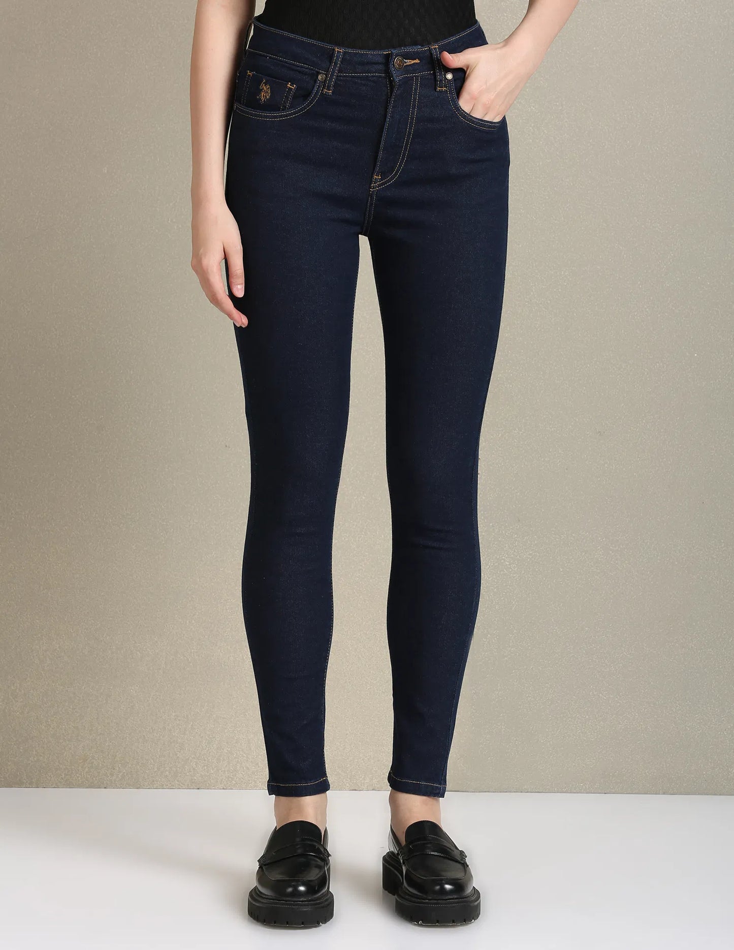 Us Polo Assn Jeans Short Skinny Mid Rise Women’s