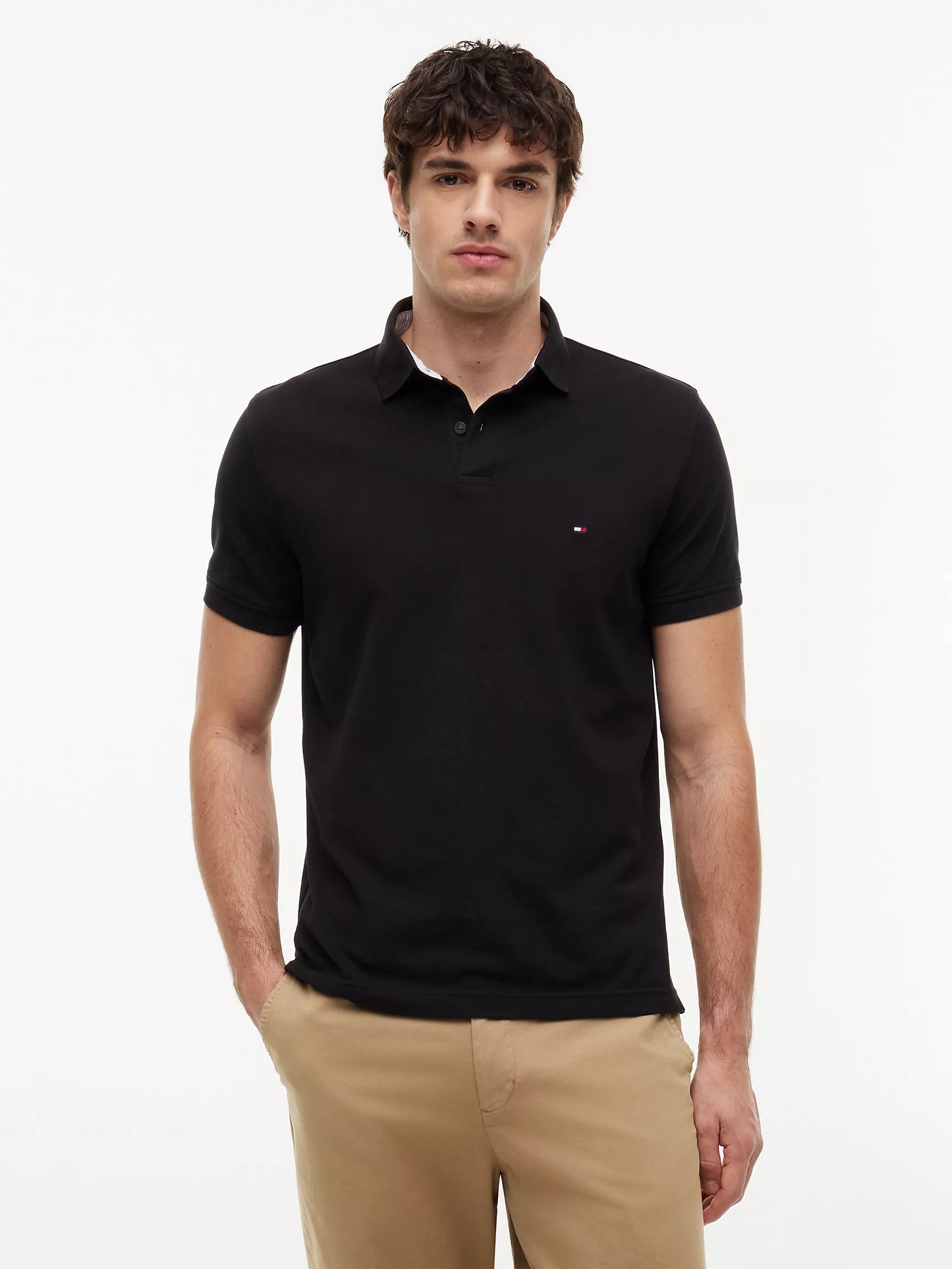 Tommy Hilfiger-Regular Fit Stretch Tommy Polo