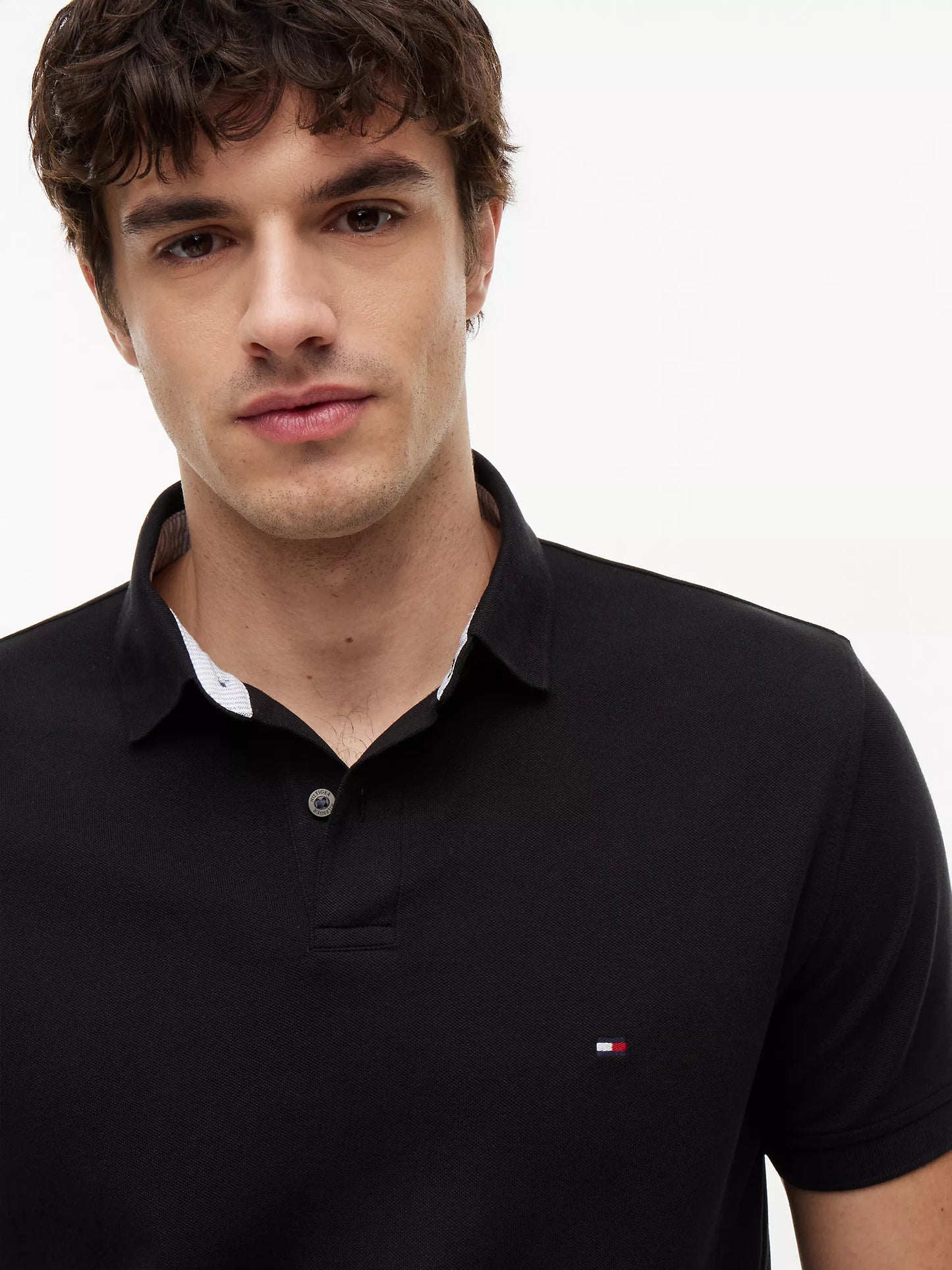 Tommy Hilfiger-Regular Fit Stretch Tommy Polo