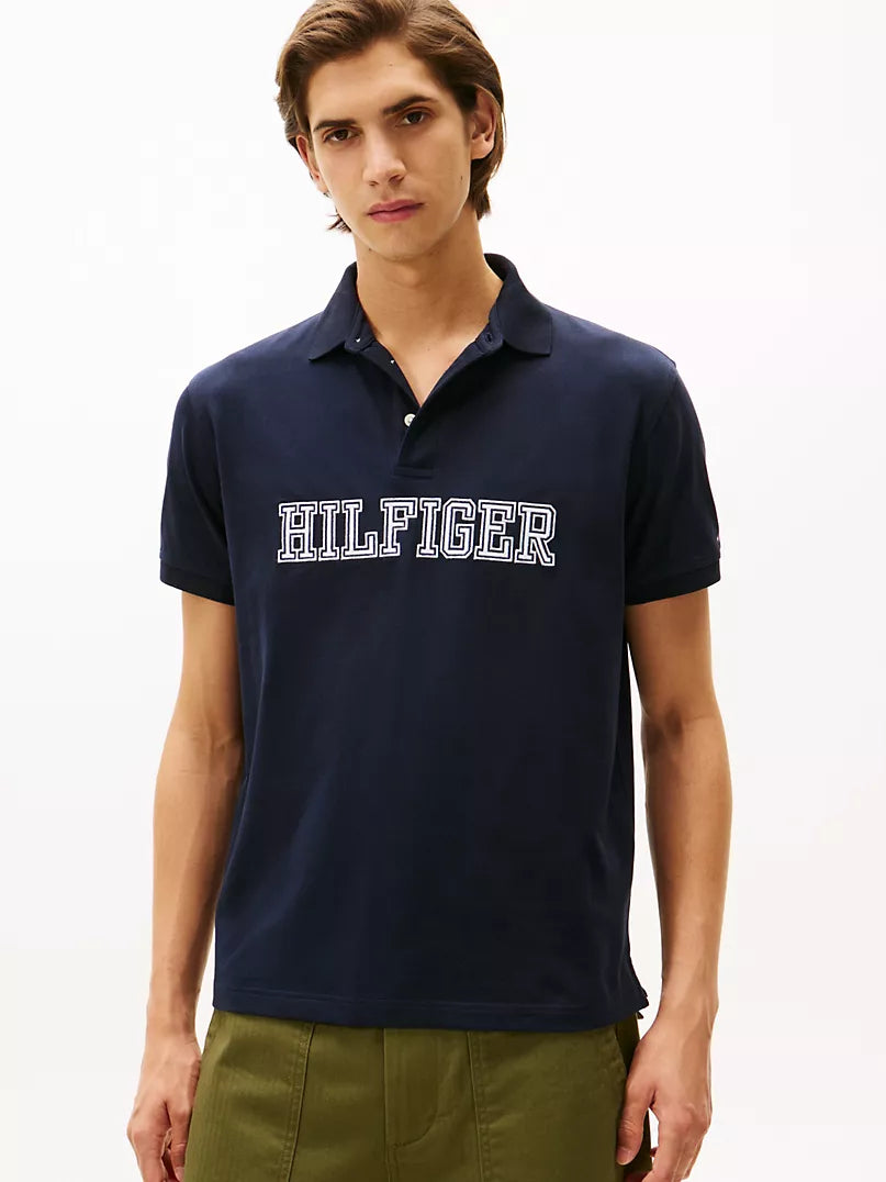 Tommy Hilfiger-Regular Fit Hilfiger Logo Polo