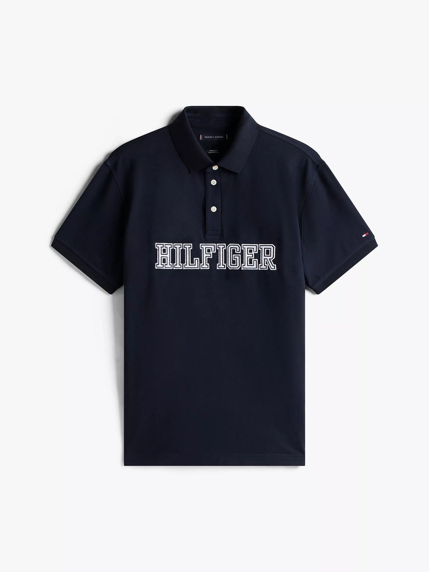 Tommy Hilfiger-Regular Fit Hilfiger Logo Polo