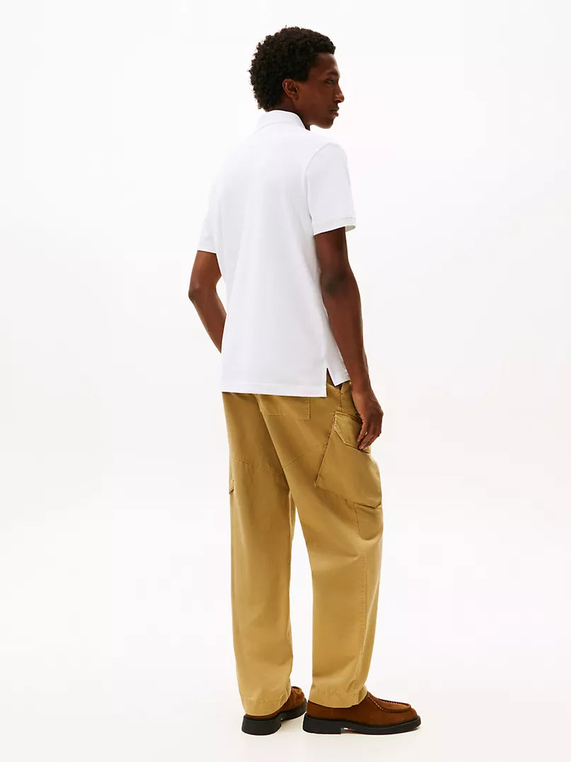 Tommy Hilfiger-Regular Fit Embroidered Stripe Polo