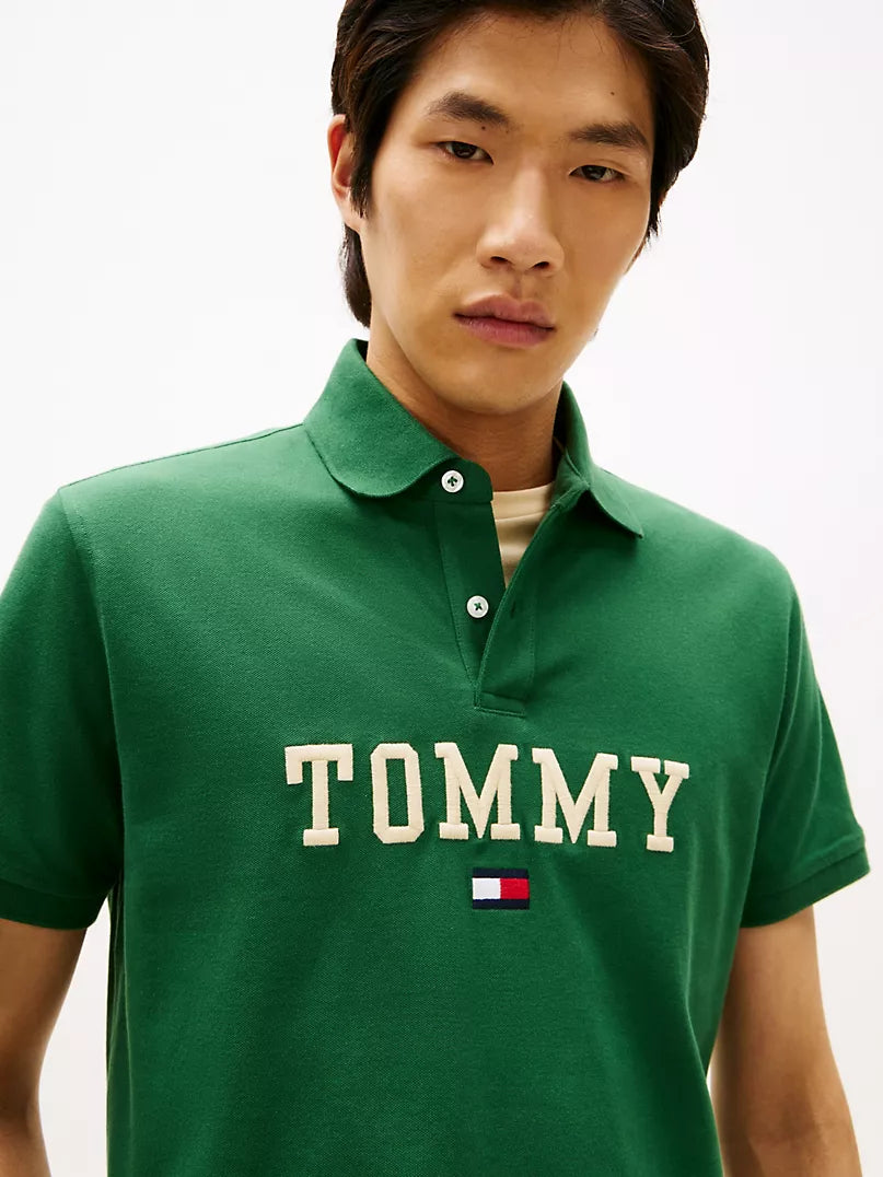 Tommy Hilfiger-Regular Fit Monotype Tommy Logo Polo