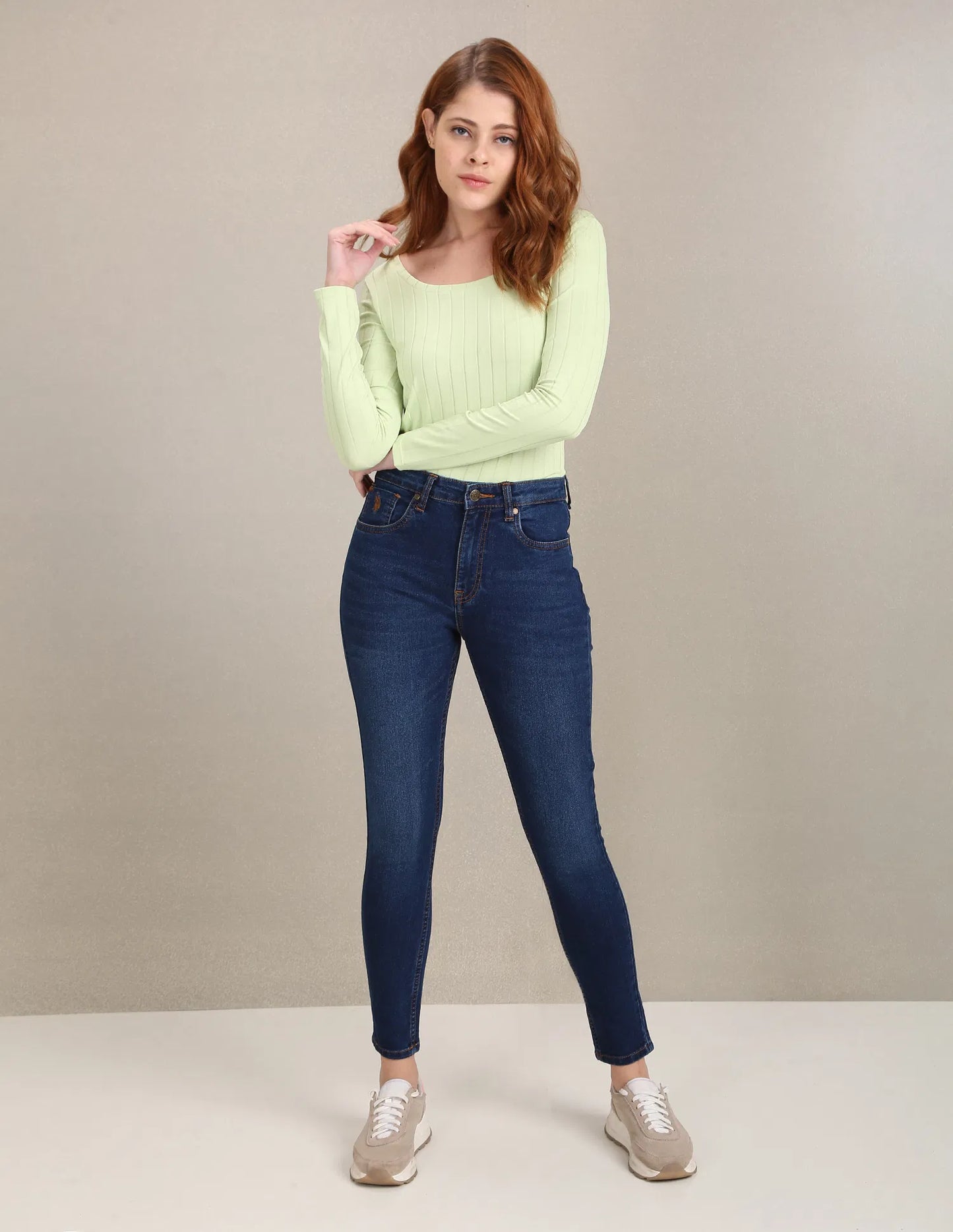 Us Polo Assn Jeans Regular Skinny High Rise