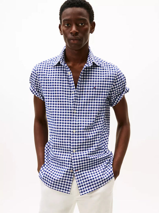 Tommy Hilfiger-Regular Fit Gingham Oxford Shirt