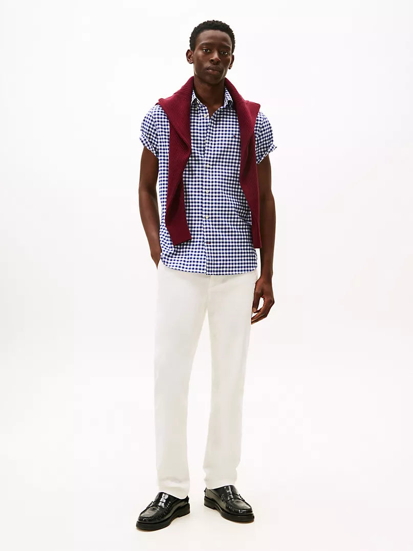 Tommy Hilfiger-Regular Fit Gingham Oxford Shirt