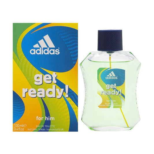 Adidas Get Ready Cologne For Men 3.4 oz Eau De Toilette Spray
