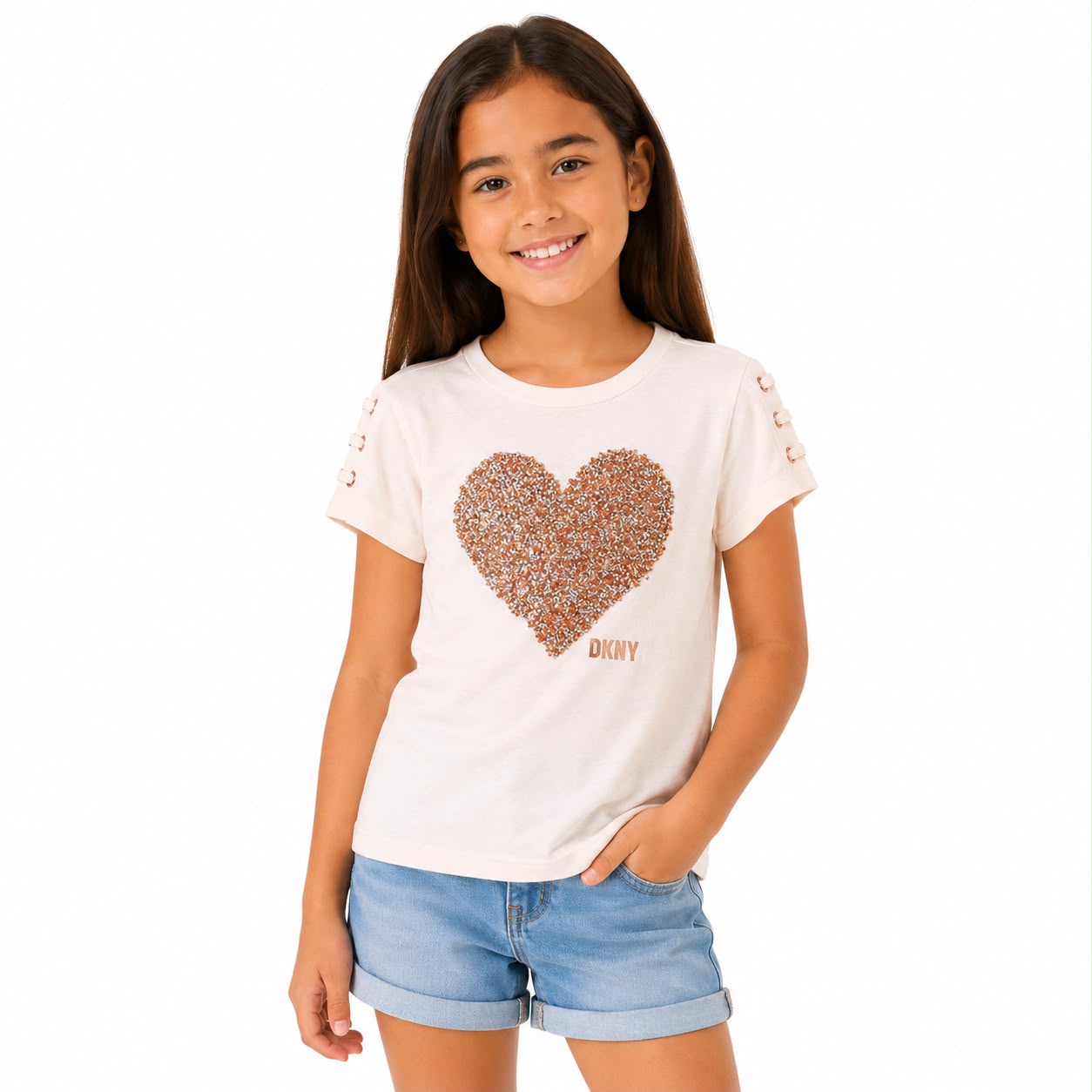 DKNY short-sleeved t-shirt for girls