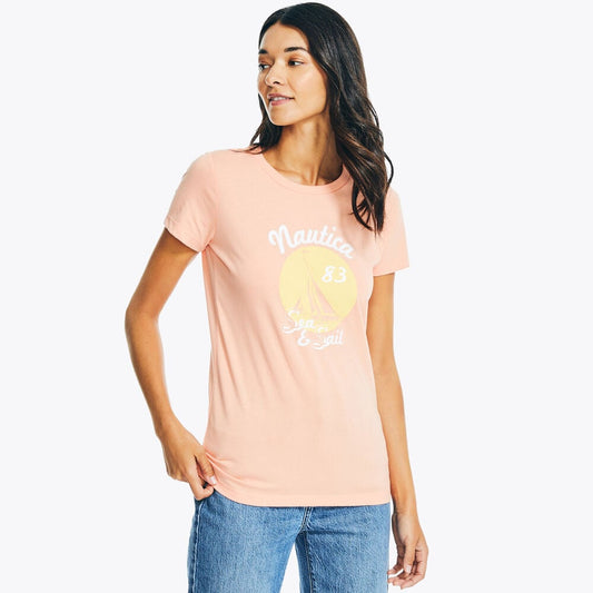 Nautica Sustainably Crafted Sea And Sail Foil Graphic T-Shirt