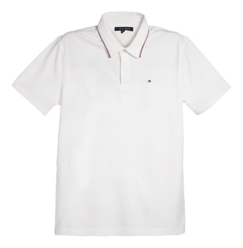 Tommy Hilfiger-Playera Polo Tommy Hilfiger Hombre Diseño Liso