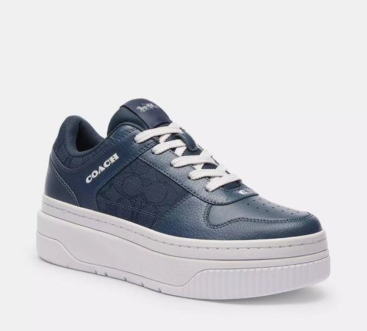 Coach Platform Sneaker In Signature Jacquard