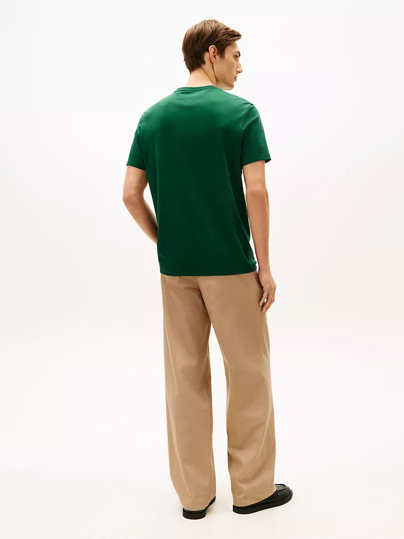 Tommy Hilfiger-Embroidered Crest Logo T-Shirt