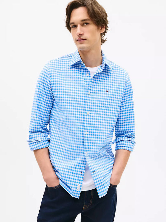 Tommy Hilfiger-Regular Fit Gingham Oxford Shirt
