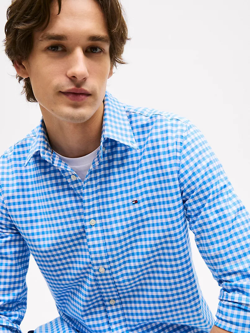 Tommy Hilfiger-Regular Fit Gingham Oxford Shirt
