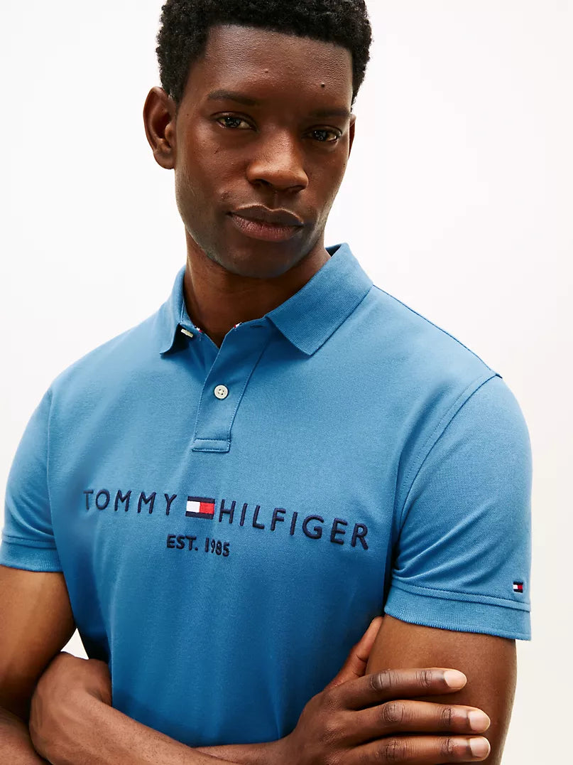Tommy Hilfiger-Embroidered Tommy Logo Polo