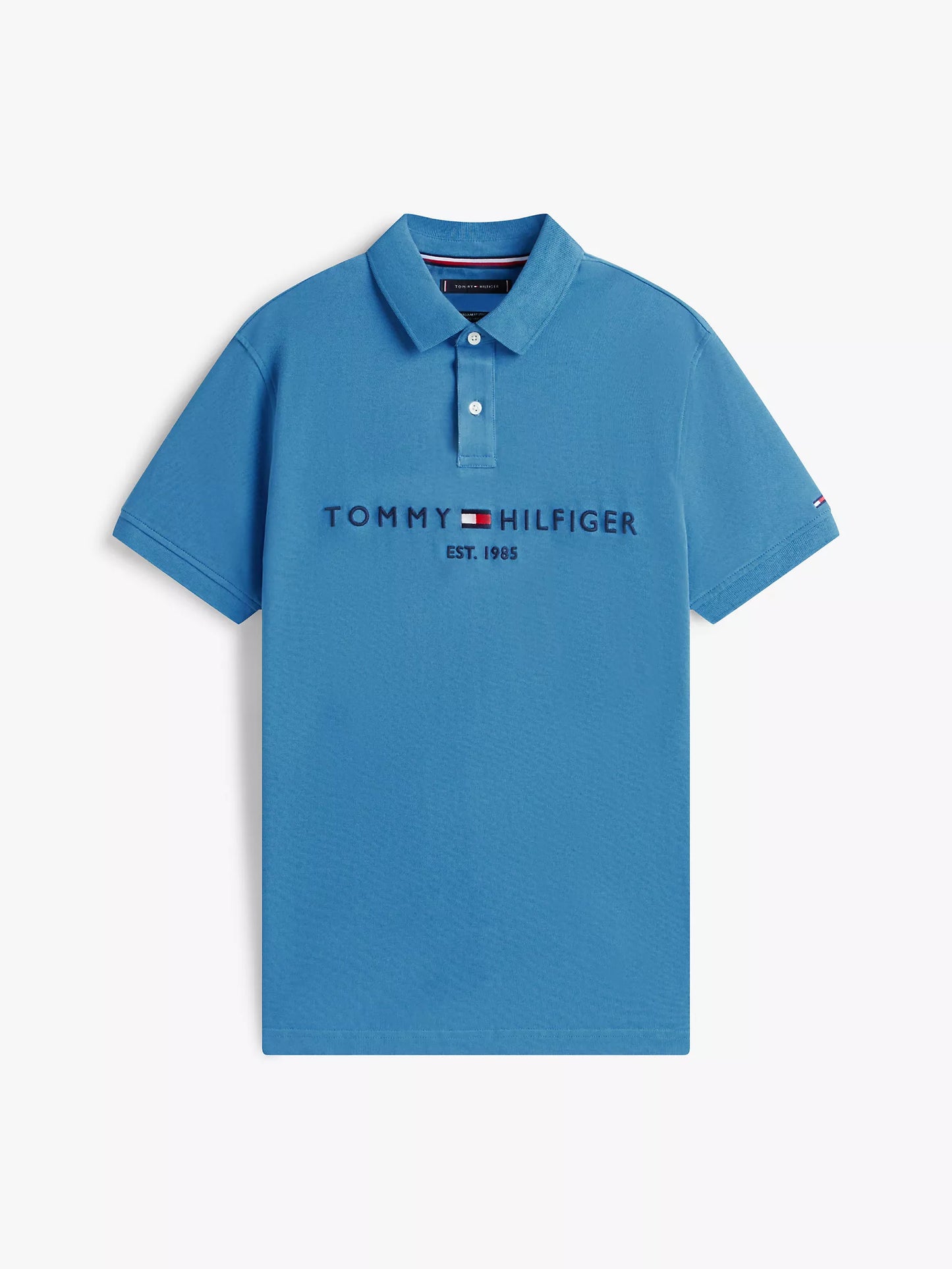 Tommy Hilfiger-Embroidered Tommy Logo Polo