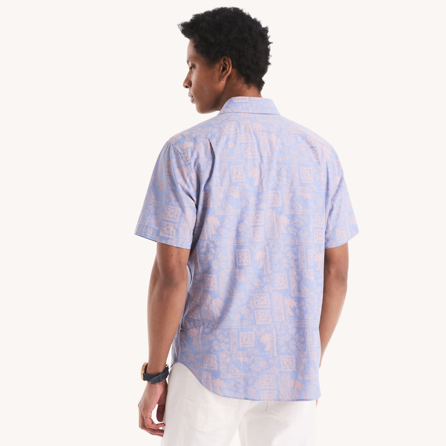 NAUTICA-CAMISA M/C DE HOMBRE