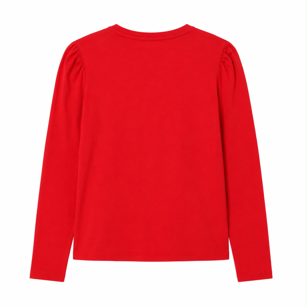 Tommy Hilfiger Girls Puff Shoulder Fashion Cotton T-Shirt