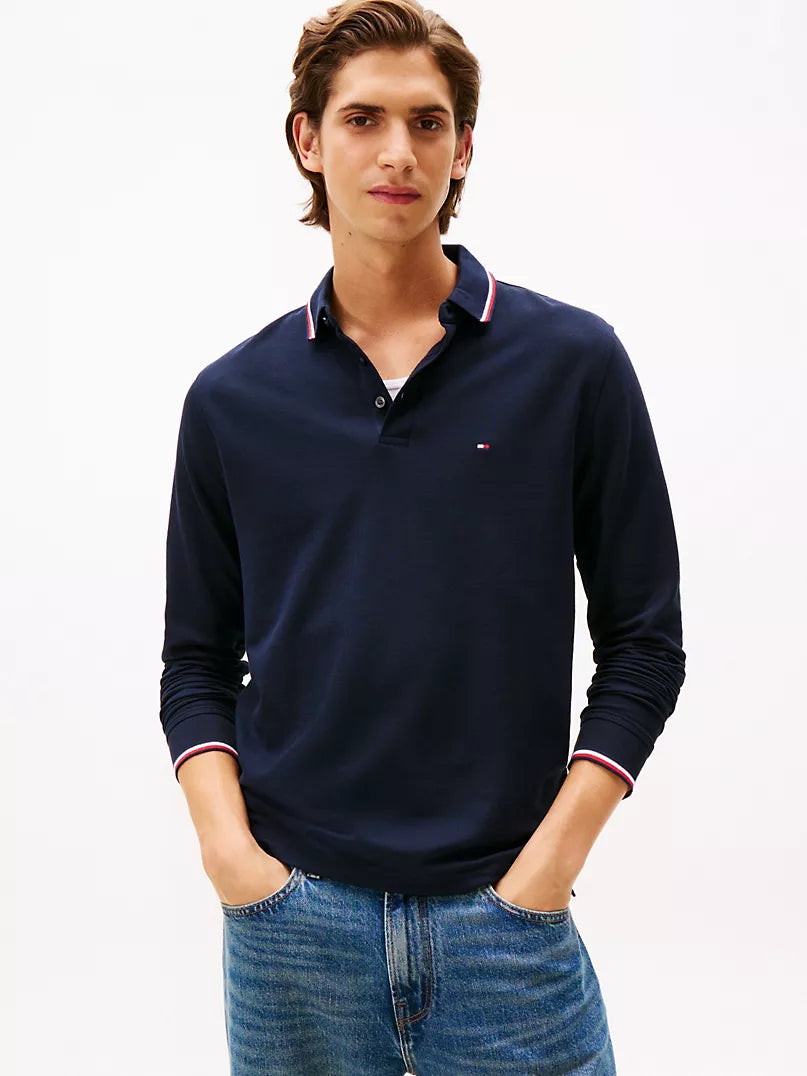 Tommy Hilfiger -Long-Sleeve Tommy Wicking Polo