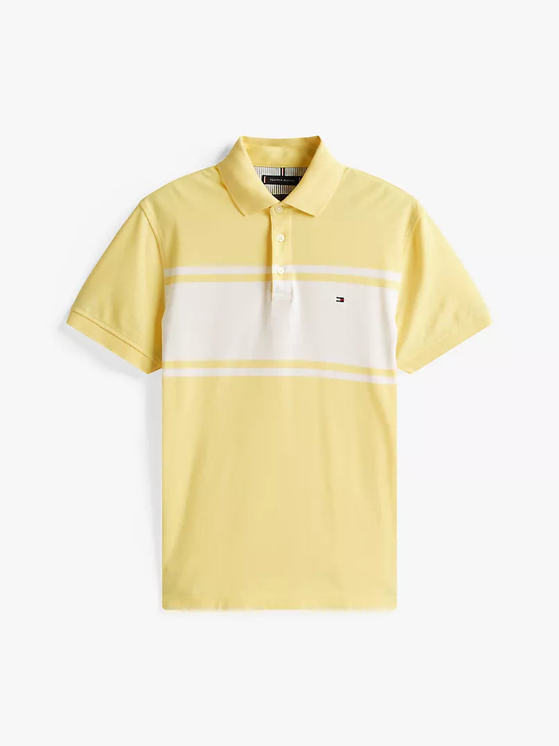 Tommy Hilfiger-Slim Fit Block Stripe Polo