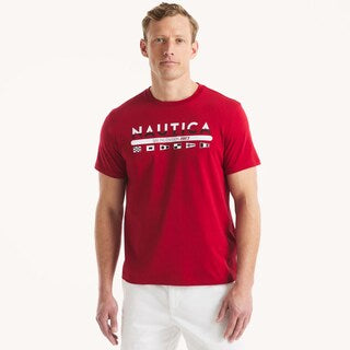 Náutica-heritage logo graphic t-shirt