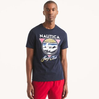 Náutica-surf club graphic t-shirt