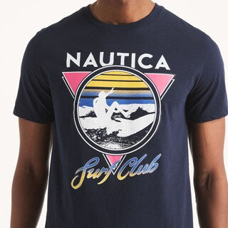 Náutica-surf club graphic t-shirt