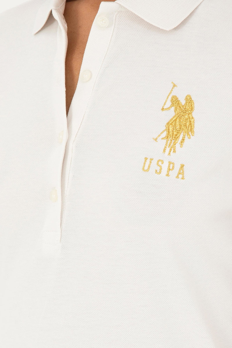 U.S. Polo Assn. USPA Metallic Print Polo