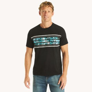 Náutica-ocean waves graphic t-shirt