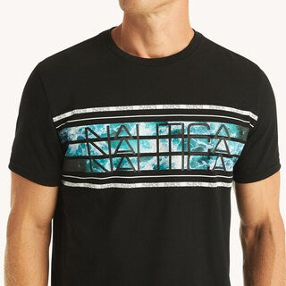 Náutica-ocean waves graphic t-shirt