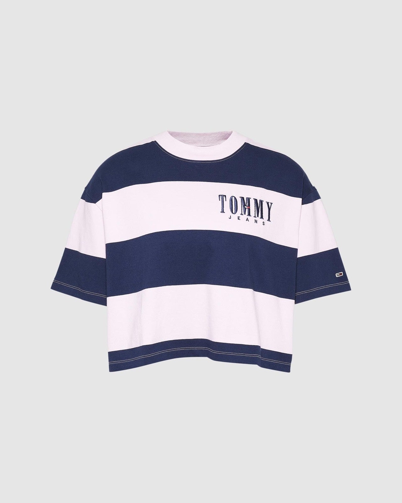 Tommy Hilfiger Oversized Crop Authentic 2 Stripe