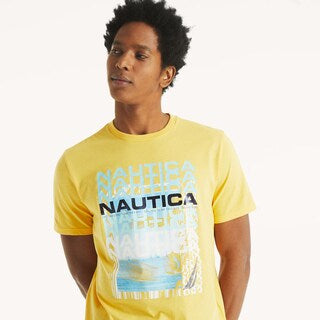 Náutica-ocean vibe graphic t-shirt
