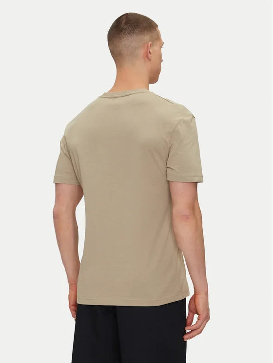 CALVIN KLEIN-T-shirt Hero K10K111346 Beige Regular Fit