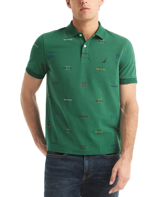 Nautica Classic Fit Printed Polo