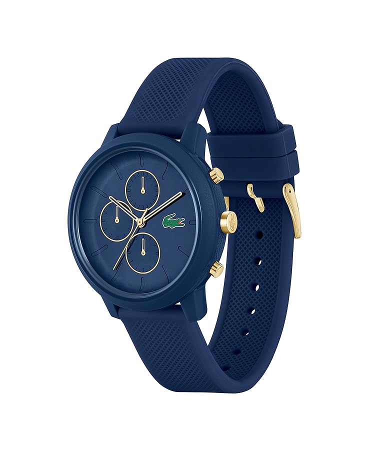 Lacoste 12.12 Watch with Blue Silicone Strap