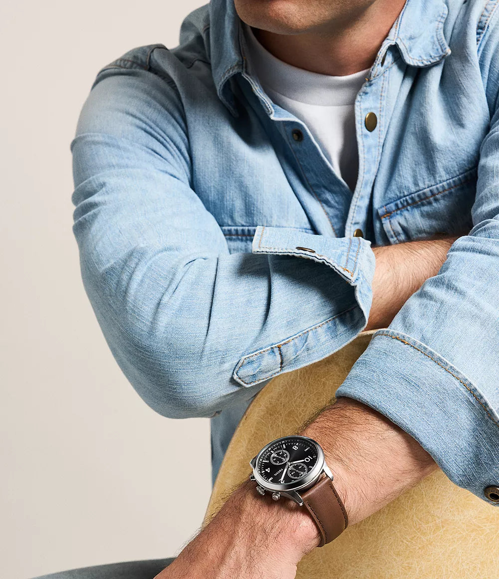 Fossil Bennett Multifunction Brown Leather Watch