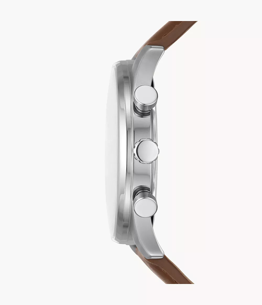 Fossil Sullivan Multifunction Brown LiteHide Leather Watch