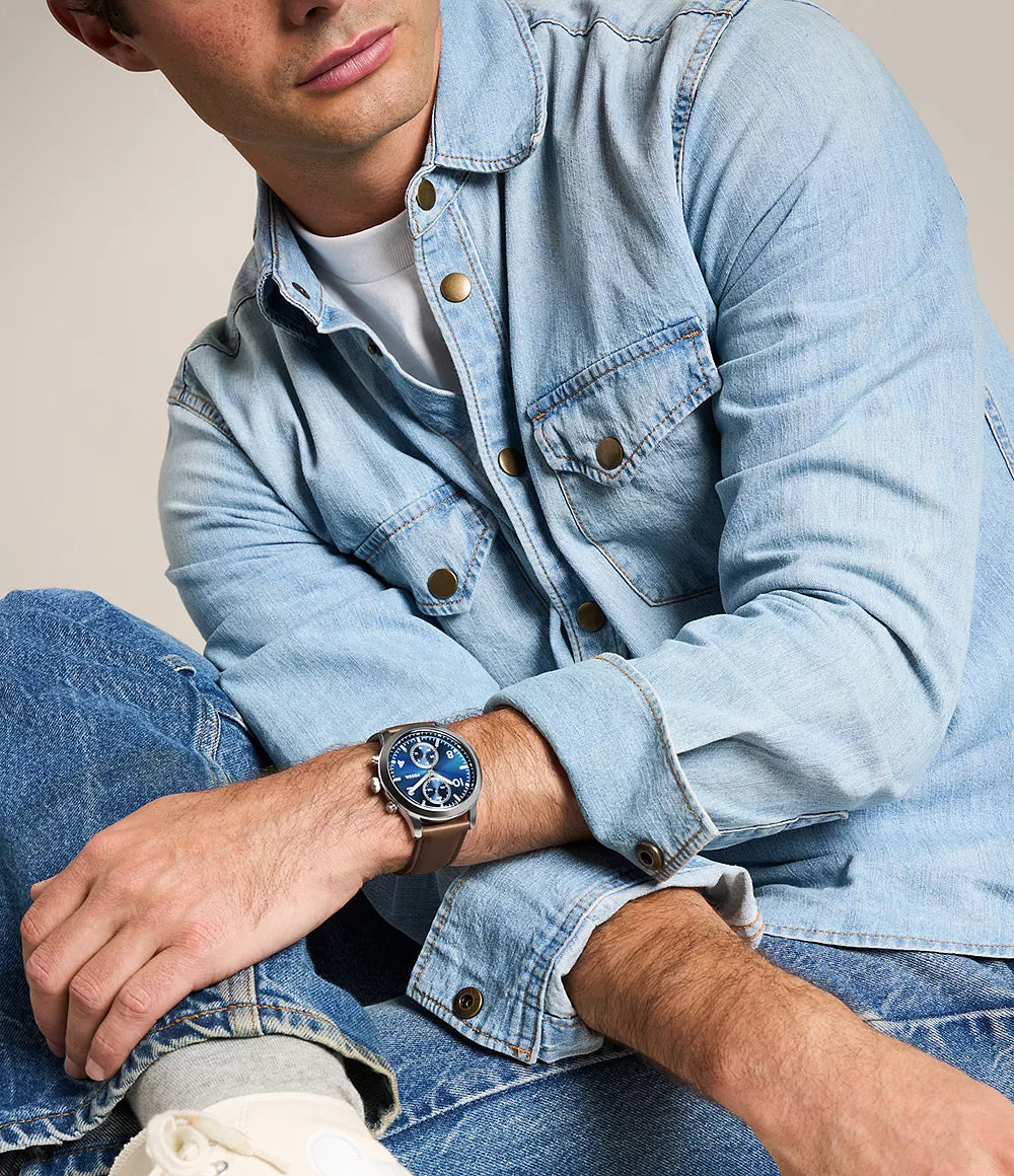 Fossil Bennett Multifunction Brown Leather Watch