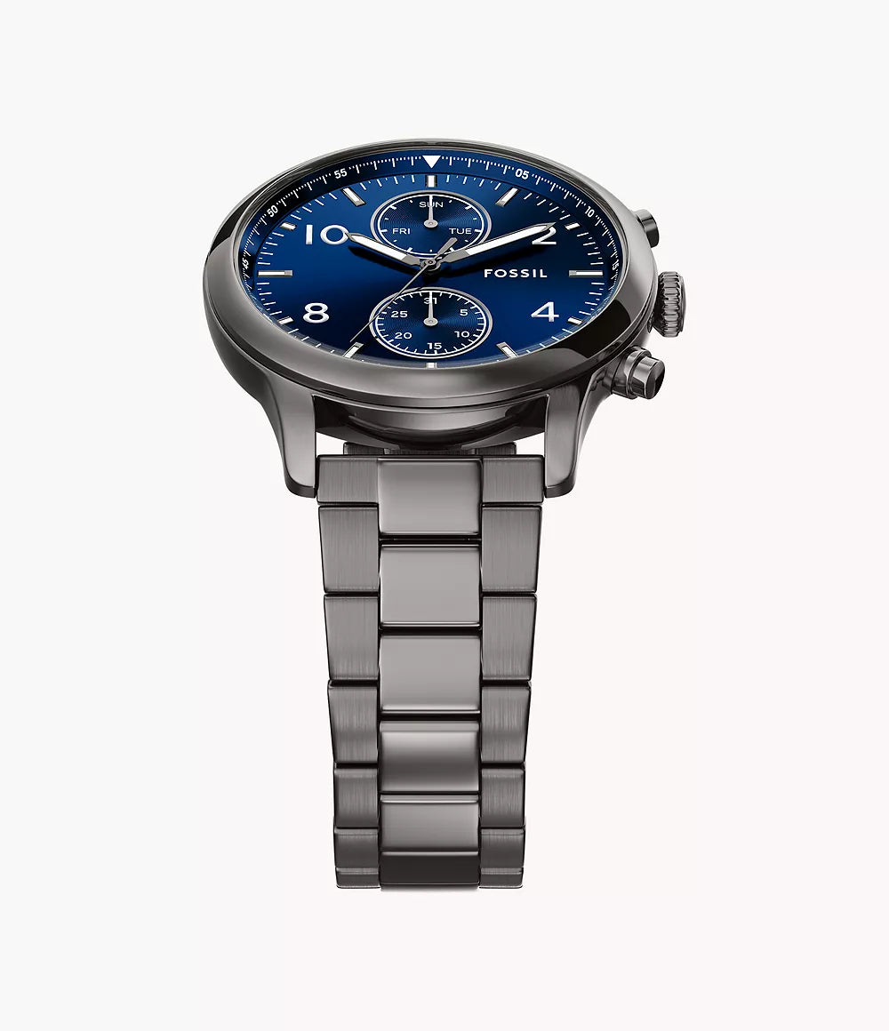 Fossil Bennett Multifunction Gunmetal Stainless Steel Watch
