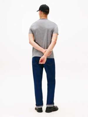 Tommy Hilfiger-Embroidered Flag Logo T-Shirt