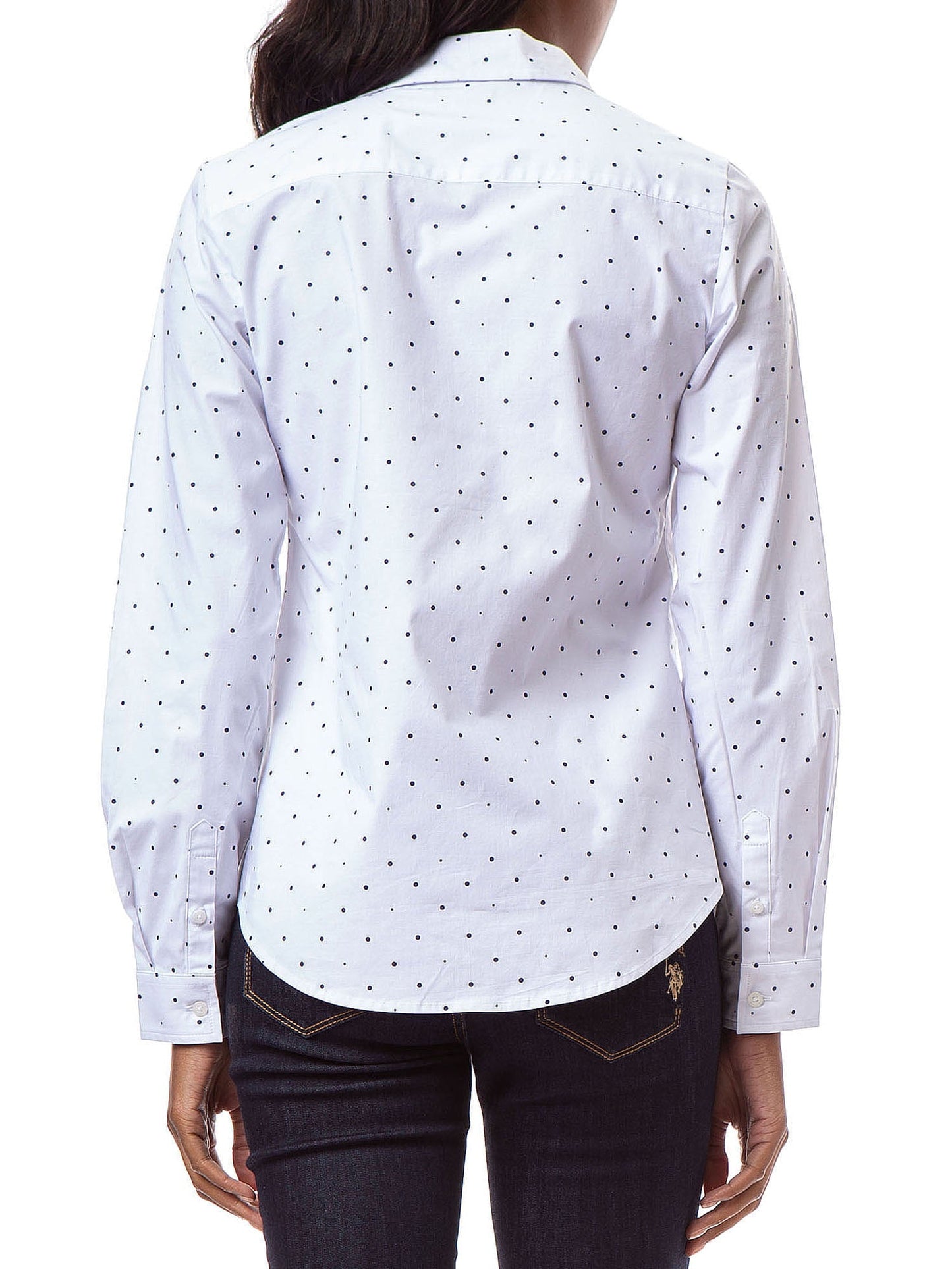 U.S Polo Assn Solid Stretch Poplin Shirt