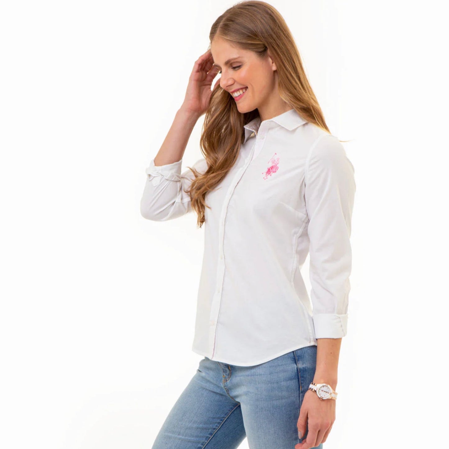U.S Polo Assn Tonal Oxford Long Sleeve Shirt