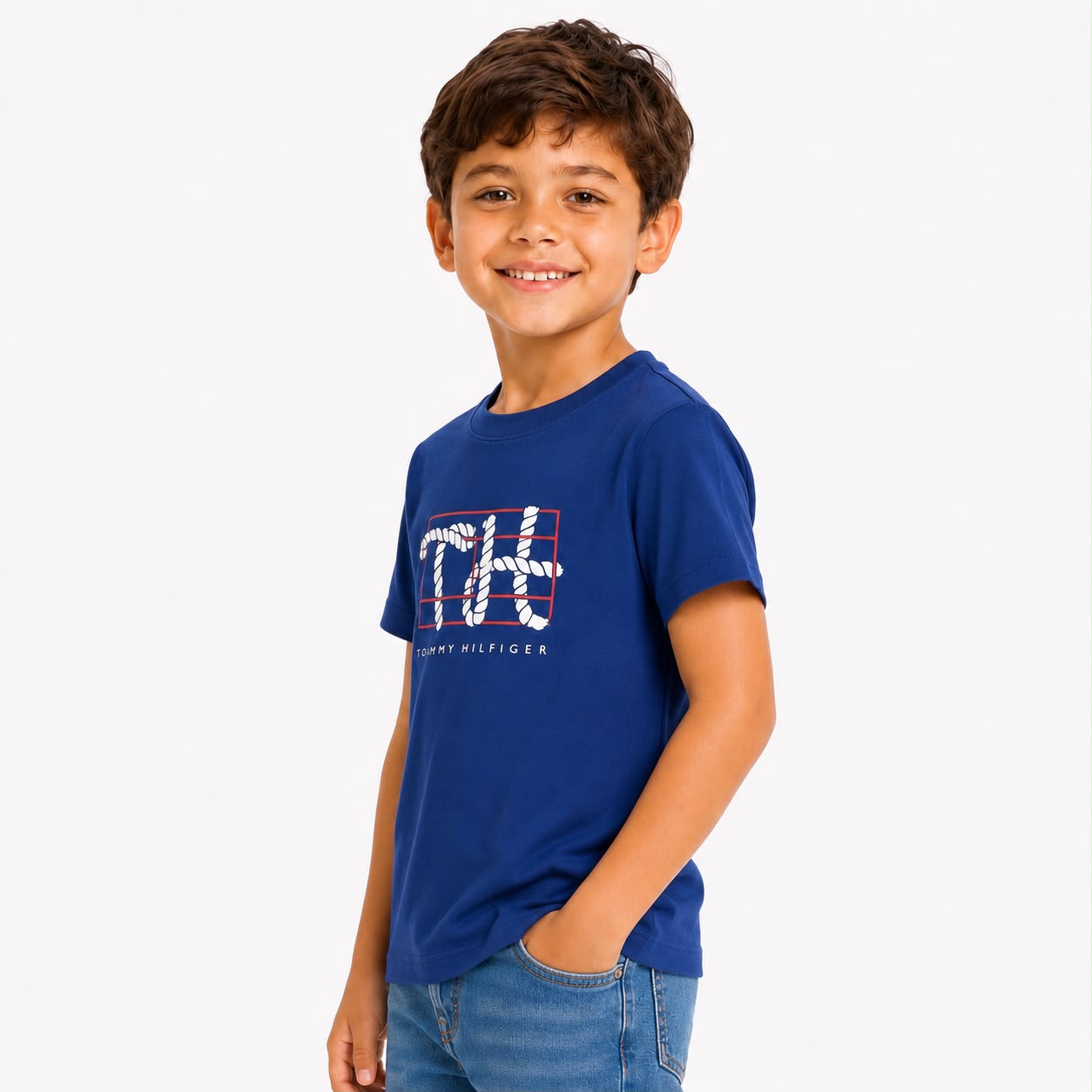Tommy Hilfiger Kids' Rope Logo T-Shirt
