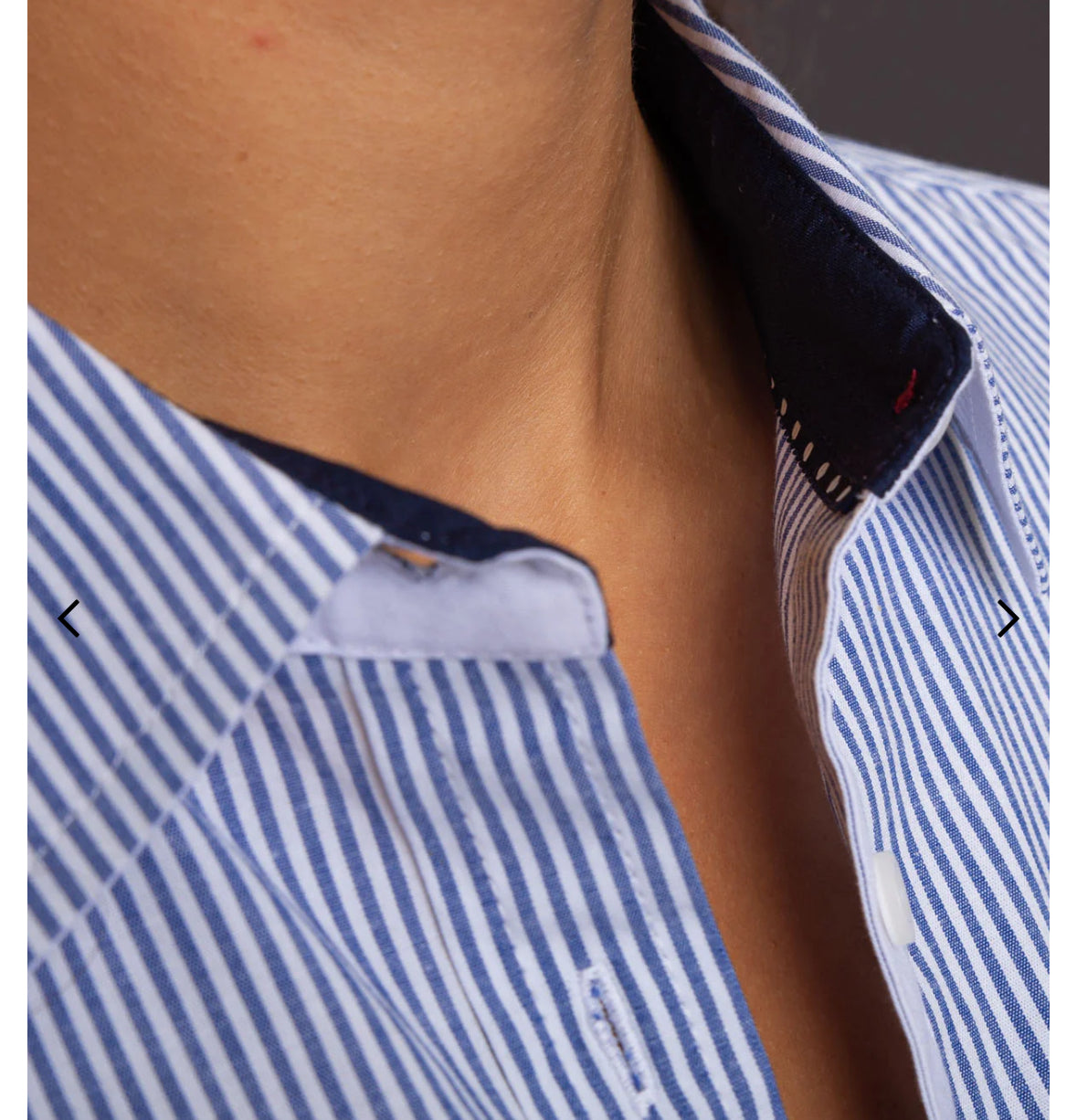 U.S Polo Assn Striped Poplin Long Sleeve Shirt