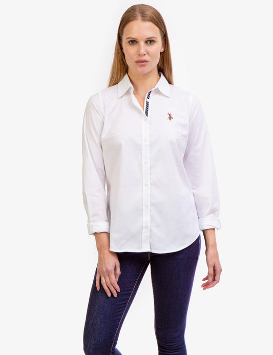 U.S Polo Multi Tonal Small Logo Oxford Shirt