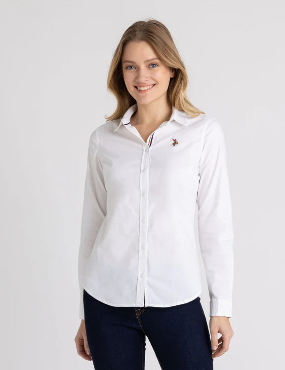 U.S Polo Multi Tonal Small Logo Oxford Shirt